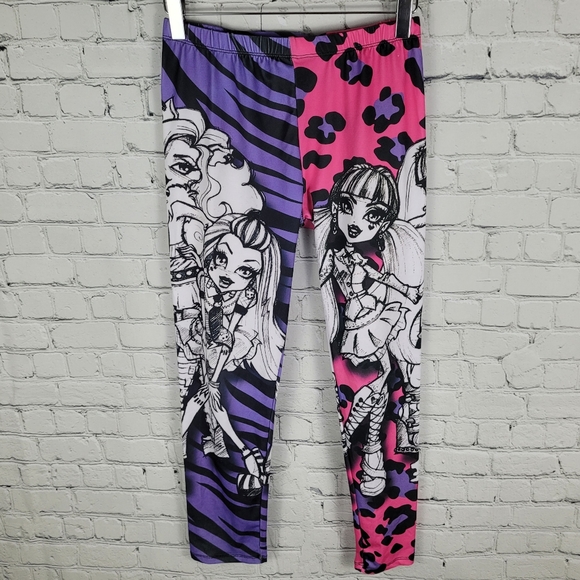 monster high Pants - MONSTER HIGH | animal print cartoon doll search leggings